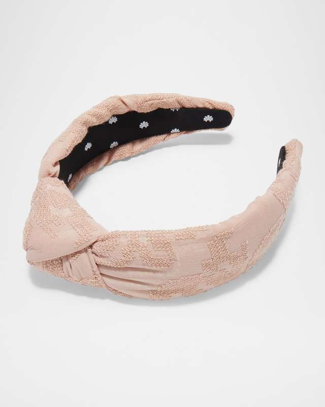 Knotted Needlepoint Headband
